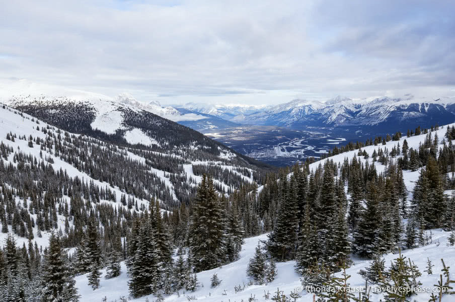 Jasper National Park with Rocky Mountain background